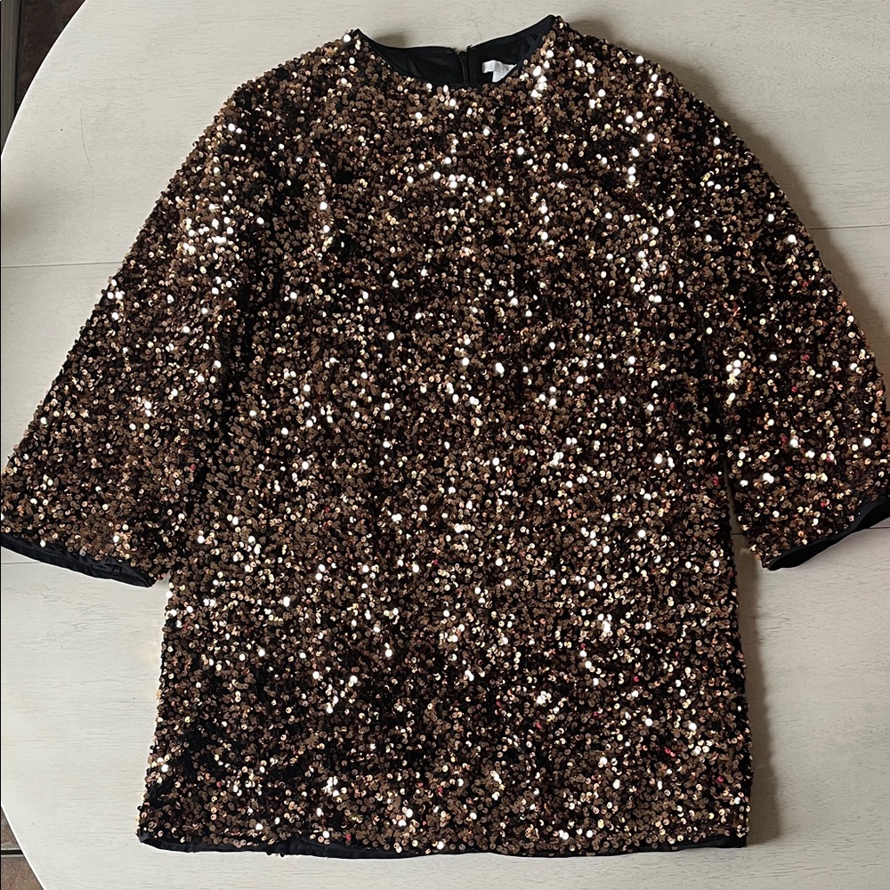 H&M Sparkling Sequin Holiday Dress